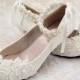 Wedding Shoes, Flat Lace Shoes, Lace Bridal Shoes, Beaded Wedding Shoes, Bridesmaid Shoes, Floral Lace Bridal Shoes, Pearl Lace Shoes