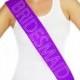 Rhinestone "Bridesmaid" Purple Sash, Bachelorette Party, Wedding Shower, Bridal Party, Engagement Party
