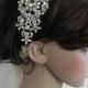 Bridal Headband,Rhinestone Headband,Wedding Headpiece,Fascinator,Wedding Hair Accessory,Ribbon Bridal Headband,wedding accessories,bridal