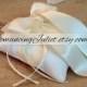 Pet Ring Bearer Pillow...Made in your custom wedding colors...shown in ivory/ivory