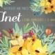 Watercolor Floral clipart, PNG, wedding bouquet, arrangement, bouquet, frames, digital paper, blue flowers, bridal shower, for blog banner