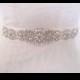 Crystal bridal sash crystal wedding belt queen