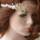 Wedding Hair vine, wedding head piece Halo headband, Ivory Lace Bridal headband, Bridal Hair Accessory, Wedding Hair Accessories