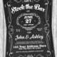 Stock the Bar Invitation - Engagement Party Invitations - Whiskey and Wine Party