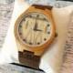 Wooden Wrist Watch -Personalized- Groomsmen gift -Accessories for Men - Fathers Day Gift -Best Man - Gifts for Men - FREE ENGRAVING! (MW4)