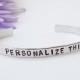 Custom Cuff - Personalized Bracelet - Name Gift - Wedding Gift - Wedding Jewelry - Anniversary Gift - Personalized Gift - Custom Bracele