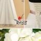 A Line Sweetheart Wedding Dresses with Luxury Beaded Waist Sash Style WD006