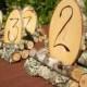 Wood Wedding Table Numbers Rustic Wedding 1-8