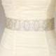 Eden bridal sash, wedding sash, bridal belt, wedding belt, bridal accessories, rhinestone crystal sash