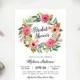 Printable - Wild Flowers Bridal Shower Invitation