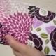 WEDDING CLUTCH, gift pouch, 2 pockets, wedding, bridesmaids, handmade, wristlet, mix and match- Andrea flowers and bloom