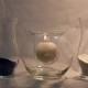 Personalized Unity Sand Ceremony Set - Bubble Ball with Candle and Hanging votive