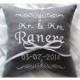 MR & MRS ring pillow, Ring bearer pillow ,wedding pillow , wedding ring pillow, Personalized wedding pillow , embroidered pillow (BRP15)