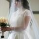 Cathedral - Royal Drop veil, bridal veil, hair matching comb Available 90" thru 140" lengths