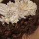 SALE 40% OFF SALE 40 Percent Off Bridal Veil, Wedding Veil, Bridal Comb, Face Veil, Birdcage Veil, mini veil, Blusher veil, Vintage Flower F
