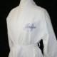 PERSONALIZED Waffle Weave Spa Robes Come in 9 Colors and Available for Immediate Shipment; Wedding and Rush Orders Welcome