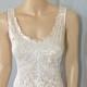 Silky Lace WEDDING Dress BOHEMIAN Wedding Dress Simple Wedding Dress Sz Medium