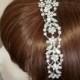Wedding Headband, Crystal Rhinestones & Pearls - Style H1007