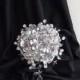 The sparkler: rhinestone bouquet, brooch alternative wedding bouquet, florist made, bride bouquet, bling bouquet, jewelry bouquet, mirror