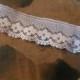 Vintage Peach Floral Lingerie Lace  - 1 Inch Wide  - 5 Yards Total 