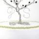 Double Heart Wedding Cake Topper Two Hearts Entwined Custom Topiary Wire Sculpture