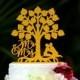 Wedding Cake Topper Monogram Mr and Mrs cake Topper Design Personalized with YOUR Last Name 076