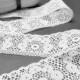 Discount! 45 Yards White Flat Lace Trim 1 1/2" Wide Soft Heirloom Lace 5.00