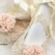 Lace Ballet Flats, Wedding, Bridal, Ballerina Slippers, Champagne, Ivory and Blush with Chiffon and Crystal Jewels