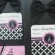 24 Personalized Parisian Paris Bridal Shower Wedding Candy Boxes Bags Favors