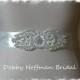 Rhinestone Crystal Pearl Bridal Sash, Pearl Wedding Dress Belt, Pearl Crystal Wedding Sash, No. 4000S1.5, Wedding Accessories, Belts, Sashes