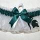 Wedding Keepsake Garter Handmade with Michigan State University Spartans fabric FLWM