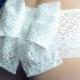Clothing Shoes & Accessories Women's Clothing Intimates Panties Handmade Lingerie The Bow Panties in Ivory MADE TO ORDER
