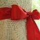 Red / Scarlet / Christmas Red wedding sash, bridal sash, bridesmaid sash, bridal belt, 2.25 inch satin