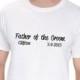 Personalized Script Design wedding party Hanes T-Shirt wedding party Father of the Groom