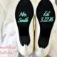 DIY Custom Wedding Shoe Decals (The Aguafina Collection)