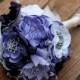 Purple brooch bouquet, Purple brooch and pearl bouquet, available in any color or size!