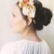Flower crown, Fall wedding hair accessories, Floral headband, Wedding headpiece, Bridal wreath - CHARMED