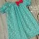 Girls Monogrammed Dress - Girls Easter Dress - Flower Girl Dress - Birthday dress - Spring dress - 1st Birthday dress