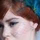 Turquoise Birdcage Veil Or Navy Blue