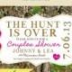 The Hunt is Over - Couples Wedding Shower Invitation