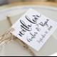 With Love Wedding Favor Tags, Thank You Wedding Favor Tags, Bridal Shower Tags, Personalized Favor Tags (WL01) - Set of 60