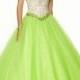 2015 Prom Dresses Beads Ball Gown Sequins Tulle Crystal Princess Quinceanera Dress With Sweetheart Neck Sleeveless Gowns Ball Dresses Online with $120.63/Piece on Hjklp88's Store 