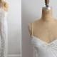 70s Kayser Ivory Slip Dress. Wedding Slip. Lace lingerie. Size S/M