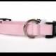 Light pink - adjustable cat and dog collar