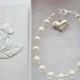 Ivory Pearl Bead Bridesmaids Bracelet, Flower Girls Gifts, Maid of Honour Honor Wedding Jewellery Gifts