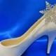 Rhinestone Snowflake Shoes, Winter Wedding Shoes, Winter Bridal Shoes, Winter Wedding Accessory, Winter Bridal Accessory