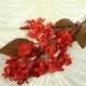 Vintage Millinery Lilacs Bright Red Flowers for Hats Bouquets, Crafts NOS Japan