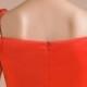 Red phoenix sleeveless mini sheath summer bridal wedding dress