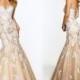 Elegant 2015 Mermaid Evening Dresses Beaded Sweetheart White Lace Appliques With Champagne Party Trumpet Sweep Train Formal Gowns Prom Dress Online with $126.39/Piece on Hjklp88's Store 