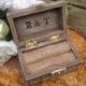 Rustic wedding ring box, country wedding, ring pillow alternative, barn wedding